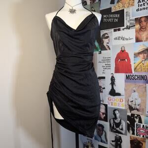 Glitter Adjustable Mini Dress